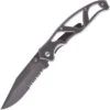 Gerber 8445 Paraframe I Framelock Folding Pocket Stainless Steel Clip Blade Knife With Stainless Skeletonized Handles 2 Gerber 8445 Paraframe I Framelock Folding Pocket Stainless Steel Clip Blade Knife With Stainless Skeletonized Handles -Gerber 102257 102283