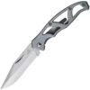 Gerber 8485 Mini Paraframe Framelock Folding Pocket Surgical Stainless Knife With Stainless Skeletonized Handles -Gerber 102273 102299