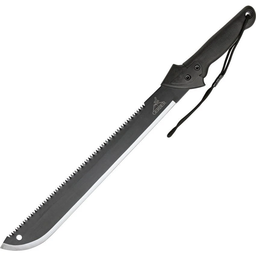 Gerber 0758 Gator Machete With Black Grip Handle 3 Gerber 0758 Gator Machete With Black Grip Handle