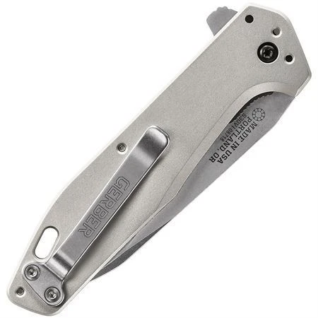 Gerber 1611 Fastball Linerlock Knife With Gray Aluminum Handle 4 Gerber 1611 Fastball Linerlock Knife With Gray Aluminum Handle - Image 2