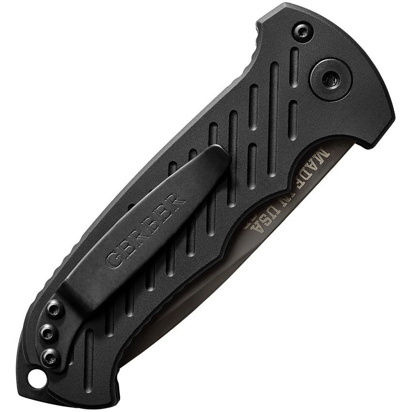 Gerber 1295 Auto 06 Button Lock Black 4 Gerber 1295 Auto 06 Button Lock Black - Image 2
