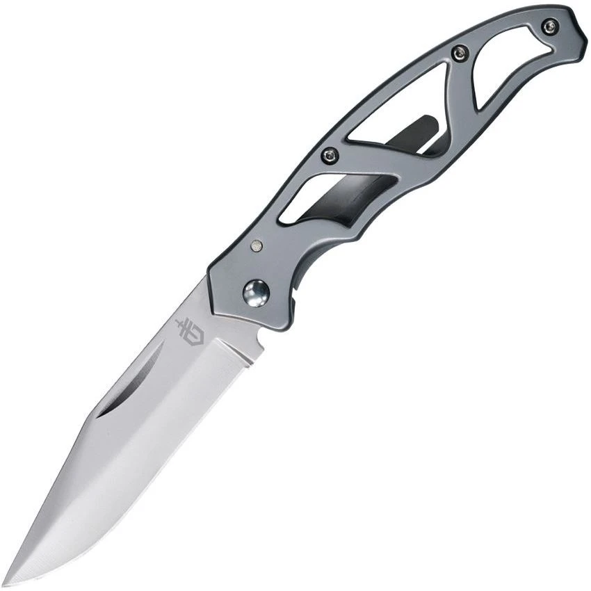 Gerber 48485 Mini Paraframe Framelock Folding Pocket Knife With Stainless Skeletonized Handles 3 Gerber 48485 Mini Paraframe Framelock Folding Pocket Knife With Stainless Skeletonized Handles