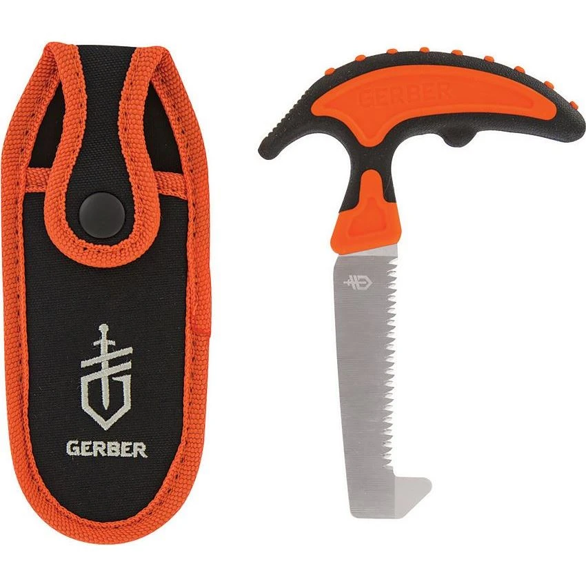 Gerber 2741 Vital Pack Saw With Black And Blaze Orange Rubberized Handle 3 Gerber 2741 Vital Pack Saw With Black And Blaze Orange Rubberized Handle