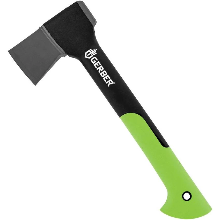 Gerber 2647 14 Inch Sport Axe II With Green And Black Glass Filled Nylon Handle 3 Gerber 2647 14 Inch Sport Axe II With Green And Black Glass Filled Nylon Handle