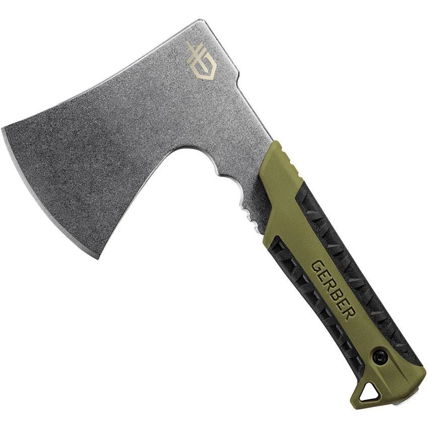 Gerber 3482 Pack Hatchet Stainless Axe With OD Green FRN Handle 3 Gerber 3482 Pack Hatchet Stainless Axe With OD Green FRN Handle