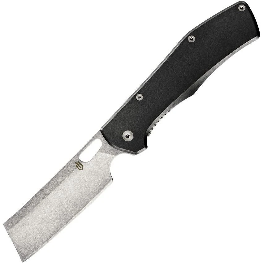 Gerber 3518 Flatiron Framelock Stainless Cleaver Blade Knife With Black Anodized Aluminum Handle 3 Gerber 3518 Flatiron Framelock Stainless Cleaver Blade Knife With Black Anodized Aluminum Handle