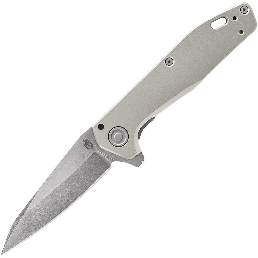 Gerber 1611 Fastball Linerlock Knife With Gray Aluminum Handle 3 Gerber 1611 Fastball Linerlock Knife With Gray Aluminum Handle