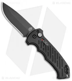 Gerber Auto 06 Automatic Knife Black Aluminum (3.6" Black)
