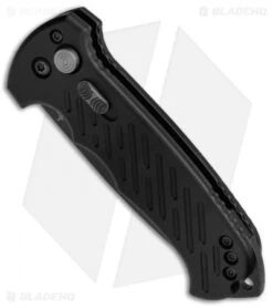 Gerber Auto 06 Tanto Automatic Knife Black Aluminum (3.7" Black) -Gerber Gerber 06 Auto Black G 10 Black Tanto Aluminum 30 001297 BHQ 51696 jr spine