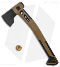 Gerber 15" Bushcraft Hatchet Axe Black/FDE GFN (5.5" Black) 31-003783 -Gerber Gerber 15in Bushcraft Axe Black FDE GFN BHQ 120865 jr bottlecap