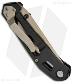 Gerber Airlift Frame Lock Knife Black (2.8" Champagne) 30-001347 -Gerber Gerber Airlift FL Black Champagne 30 001347 BHQ 67391 jr side