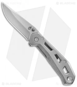 Gerber Airlift Frame Lock Knife Silver (2.8" Gray) 30-001346