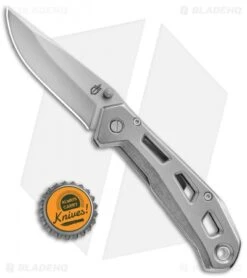 Gerber Airlift Frame Lock Knife Silver (2.8" Gray) 30-001346 -Gerber Gerber Airlift FL Silver Gray 30 001346 BHQ 67390 jr bottlecap