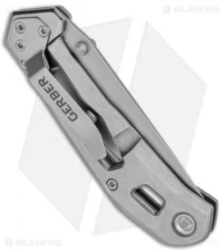 Gerber Airlift Frame Lock Knife Silver (2.8" Gray) 30-001346 -Gerber Gerber Airlift FL Silver Gray 30 001346 BHQ 67390 jr side