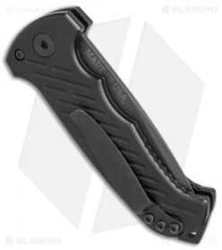 Gerber Auto 06 Automatic Knife S30V Drop Point (3.6" Black Serr) 0377 9 Gerber Auto 06 Automatic Knife S30V Drop Point (3.6" Black Serr) 0377 -Gerber Gerber Auto 06 DP black serr 0377 BHQ 1471 er side