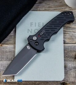 Gerber Auto 06 Tanto Automatic Knife Black Aluminum (3.7" Black) -Gerber Gerber Auto 06 Tanto Automatic Knife Black Aluminum Black BHQ 51696 kp pocket dump web