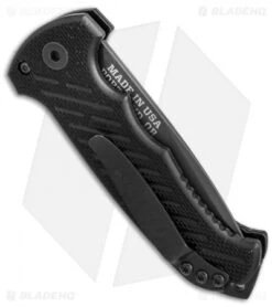 Gerber Auto 06 Tanto Automatic Knife Black G10 (3.6" S30V Black Serr) 8 Gerber Auto 06 Tanto Automatic Knife Black G10 (3.6" S30V Black Serr) -Gerber Gerber Auto 06 tanto black G10 black serr 0380 BHQ 5001 er side