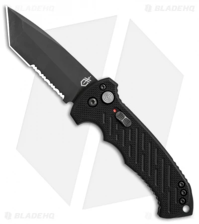 Gerber Auto 06 Tanto Automatic Knife Black G10 (3.6" S30V Black Serr) 3 Gerber Auto 06 Tanto Automatic Knife Black G10 (3.6" S30V Black Serr)