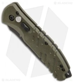 Gerber Propel Downrange Automatic Knife OD Green (3.5" Black Serr) 7 Gerber Propel Downrange Automatic Knife OD Green (3.5" Black Serr) -Gerber Gerber Auto Propel Downrange OD green black serr BHQ 67394 er spine