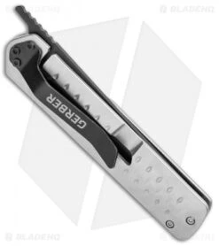 Gerber Ayako Frame Lock Knife Gray Aluminum (3.5" Black) 30-001689 8 Gerber Ayako Frame Lock Knife Gray Aluminum (3.5" Black) 30-001689 -Gerber Gerber Ayako FL Gray Aluminum Black 30 001689 BHQ 105514 jr side