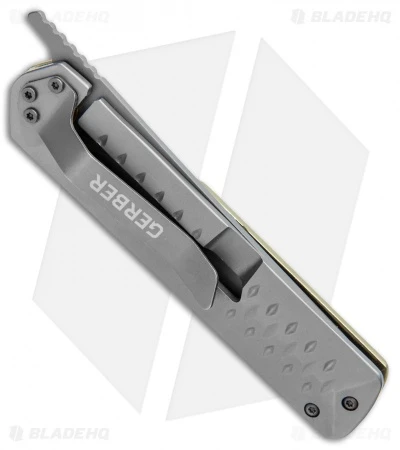 Gerber Ayako Frame Lock Knife Green Aluminum (3.5" Gray) 30-001690 5 Gerber Ayako Frame Lock Knife Green Aluminum (3.5" Gray) 30-001690 - Image 3