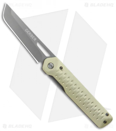 Gerber Ayako Frame Lock Knife Green Aluminum (3.5" Gray) 30-001690 3 Gerber Ayako Frame Lock Knife Green Aluminum (3.5" Gray) 30-001690