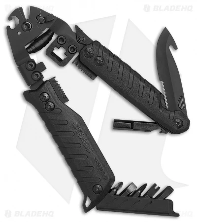Gerber Cable Dawg Multi-Tool (Black) Brown Sheath 30-000397 2 Gerber Cable Dawg Multi-Tool (Black) Brown Sheath 30-000397