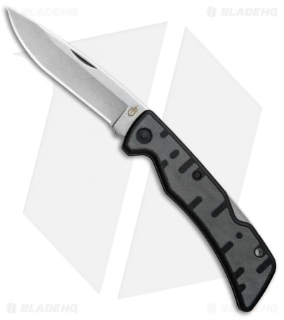 Gerber Commuter Lockback Knife Black/Gray GFN (3.1" Stonewash) 31-003136N 3 Gerber Commuter Lockback Knife Black/Gray GFN (3.1" Stonewash) 31-003136N