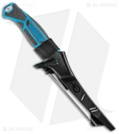 Gerber Controller 6" Fillet Fishing Knife Fixed Blade Blue (6" Satin) 7 Gerber Controller 6" Fillet Fishing Knife Fixed Blade Blue (6" Satin) -Gerber Gerber Controller 6in Fillet Fishing Blue Satin BHQ 95310 jr sheath