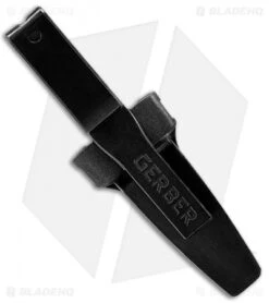 Gerber CrossRiver Fixed Blade Knife Blue Polymer (3" Satin) 7 Gerber CrossRiver Fixed Blade Knife Blue Polymer (3" Satin) -Gerber Gerber CrossRiver Blue Polymer Satin BHQ 95313 jr sheath 2