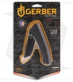 Gerber Decree Liner Lock Knife Black (3.7" Black Serr S30V) 30-001004
