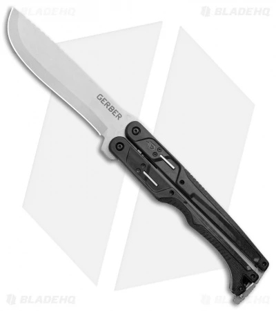 Gerber Doubledown QuadLock Knife Black (6.8" Stonewash) 30-001536N 3 Gerber Doubledown QuadLock Knife Black (6.8" Stonewash) 30-001536N