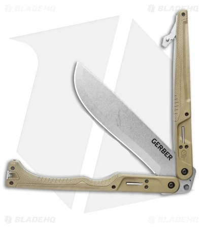 Gerber Doubledown QuadLock Folding Machete Knife Green (6.8" Stonewash) 6 Gerber Doubledown QuadLock Folding Machete Knife Green (6.8" Stonewash) - Image 4