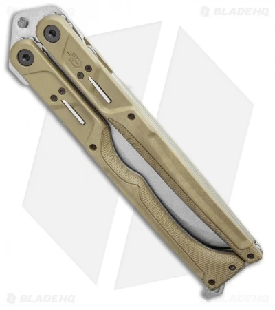 Gerber Doubledown QuadLock Folding Machete Knife Green (6.8" Stonewash) 4 Gerber Doubledown QuadLock Folding Machete Knife Green (6.8" Stonewash) - Image 2