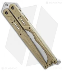 Gerber Doubledown QuadLock Folding Machete Knife Green (6.8" Stonewash) 9 Gerber Doubledown QuadLock Folding Machete Knife Green (6.8" Stonewash) -Gerber Gerber Doubledown QuadLock Knife Green 6.75 Stonewash 30 001533N BHQ 105511 LS Side