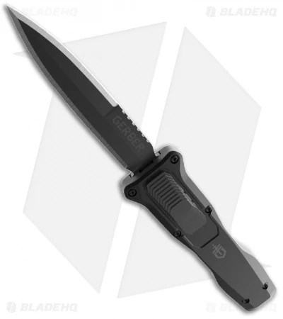 Gerber Downright D/A OTF Automatic Knife Black Aluminum (4" Black) 3 Gerber Downright D/A OTF Automatic Knife Black Aluminum (4" Black)