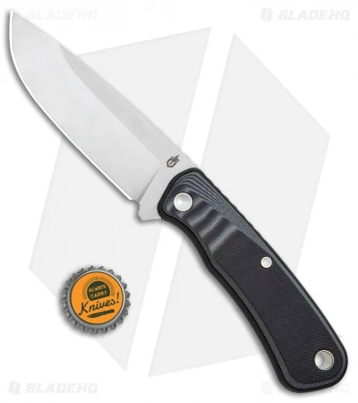 Gerber Downwind Drop Point Fixed Blade Knife Black (4.3" Satin) 30-001816 6 Gerber Downwind Drop Point Fixed Blade Knife Black (4.3" Satin) 30-001816 - Image 4