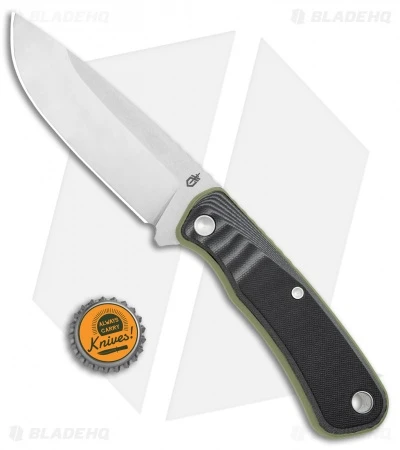 Gerber Downwind Drop Point Fixed Blade Flat Sage Green (4.3" Satin) 30-001818 6 Gerber Downwind Drop Point Fixed Blade Flat Sage Green (4.3" Satin) 30-001818 - Image 4