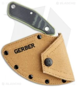 Gerber Downwind Ulu Fixed Blade Knife Flat Sage Green G-10 (3.5" SS) 30-001824 8 Gerber Downwind Ulu Fixed Blade Knife Flat Sage Green G-10 (3.5" SS) 30-001824 -Gerber Gerber Downwind Ulu Flat Sage Green G 10 SS BHQ 120852 jr sheath