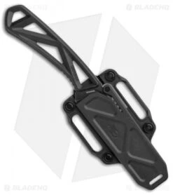 Gerber EXO-MOD Drop Point Fixed Blade Knife Black (Stonewash) 30-001800 -Gerber Gerber EXO MOD DP Black Black SW 30 001800 BHQ 105517 jr sheath