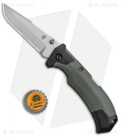 Gerber Edict Lockback Knife Green GFN (3.75" Bead Blast) 30-001300 -Gerber Gerber Edict LB Grn GFN BB 30 001300 BHQ 67396 jr bottlecap 2