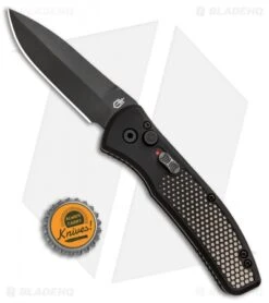 Gerber Empower Automatic Knife Black Armor Grip (3.25" Black) 30-001321 13 Gerber Empower Automatic Knife Black Armor Grip (3.25" Black) 30-001321 -Gerber Gerber Empower Auto Black Armor Grip Black 30 001321 BHQ 81302 jr bottlecap