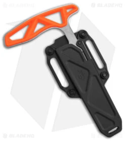 Gerber Exo-Mod Pack Saw Orange (5" Stonewash Serr) -Gerber Gerber Exo Mod Saw FB SE Orange BHQ 146347 td sheath