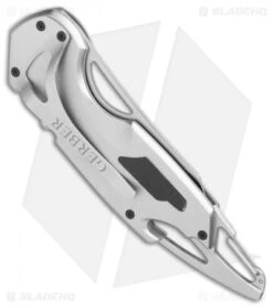 Gerber F.A.S.T. 3.0 Assisted Opening Knife Gray/Black Al (2.8" Satin Serr) 7 Gerber F.A.S.T. 3.0 Assisted Opening Knife Gray/Black Al (2.8" Satin Serr) -Gerber Gerber FAST 3 gray black al satin serr BHQ 48645 er side