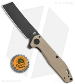 Gerber Fastball Liner Lock Knife Cleaver Coyote (3" Black) 30-001836 -Gerber Gerber Fastball LL Cleaver Coyote Black 30 001836 BHQ 105508 jr bottlecap