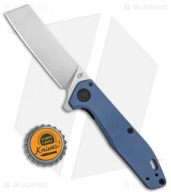 Gerber Fastball Liner Lock Knife Cleaver Urban Blue (3" SW) 30-001837 -Gerber Gerber Fastball LL Cleaver Urban Blue SW 30 001837 BHQ 105507 jr bottlecap