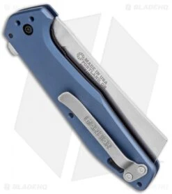 Gerber Fastball Liner Lock Knife Cleaver Urban Blue (3" SW) 30-001837 -Gerber Gerber Fastball LL Cleaver Urban Blue SW 30 001837 BHQ 105507 jr side