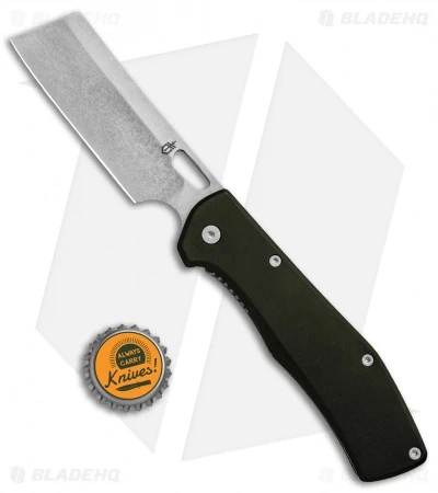 Gerber FlatIron Cleaver Frame Lock Knife Dark Gray Aluminum (3.5" Stonewash) 6 Gerber FlatIron Cleaver Frame Lock Knife Dark Gray Aluminum (3.5" Stonewash) - Image 4