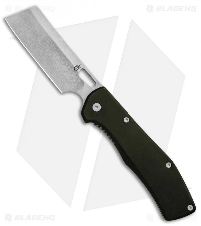 Gerber FlatIron Cleaver Frame Lock Knife Dark Gray Aluminum (3.5" Stonewash) 3 Gerber FlatIron Cleaver Frame Lock Knife Dark Gray Aluminum (3.5" Stonewash)