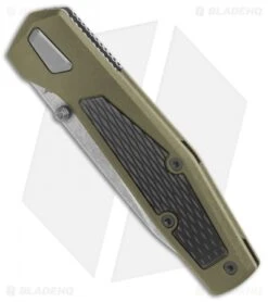 Gerber Fuse Liner Lock Knife Flat Sage Green GFN (3.4" SW) 30-001875 -Gerber Gerber Fuse LL Flat Sage Green GFN SW BHQ 120834 jr spine
